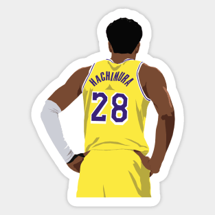 Rui Hachimura Back-To (LA) Sticker